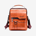 Bolsa Masculina de Couro Legítimo Crossbody