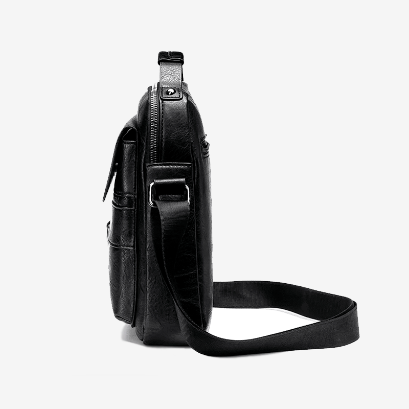 Bolsa Masculina de Couro Legítimo Crossbody
