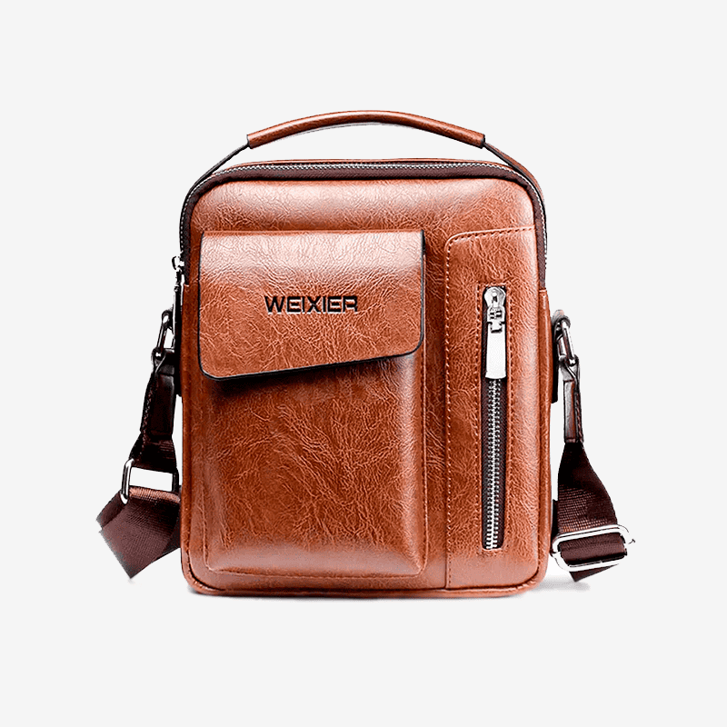 Bolsa Masculina de Couro Genuíno