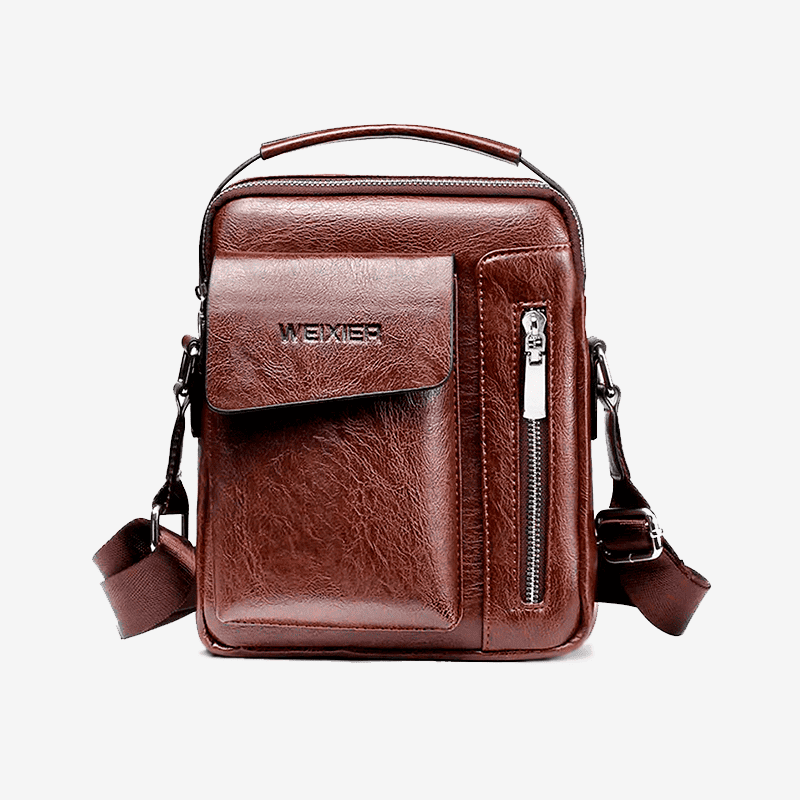 Bolsa Masculina de Couro Genuíno