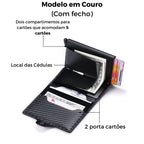Carteira Masculina Slim em Couro Legítimo